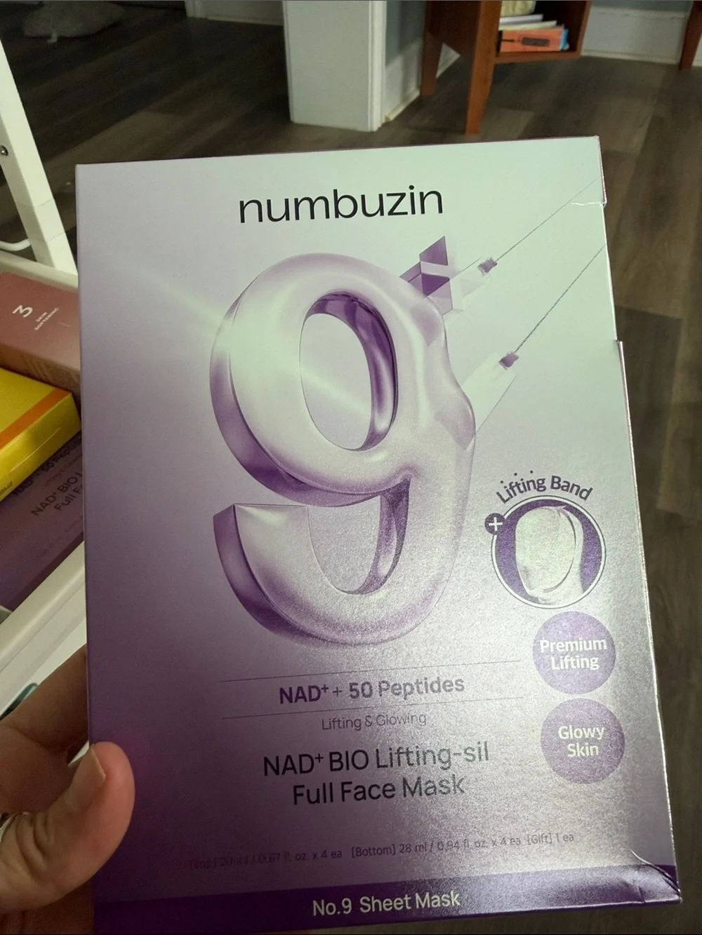 No.9 Purple NAD+ Bio Lifting-sil Full Face Mask - Glowy Skin